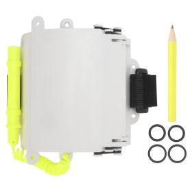 Diving Wrist Writing Slate Underwater Adjustable Write Slate with Pencil Dive Accessory