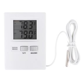 High Precision LCD Digital Indoor&Outdoor Thermometer Temperature Meter Tester Battery Powered