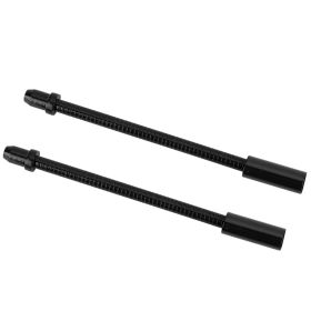 1 Pair Stainless Steel Soft V Brake Pipe for Mountain Bike Highway Bike Folding Bike Black