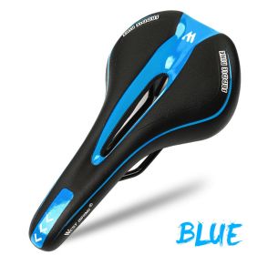 Bicycle seat mountain bike road bike (Option: A blue)