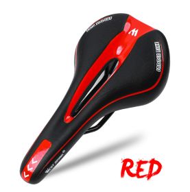 Bicycle seat mountain bike road bike (Option: A red)